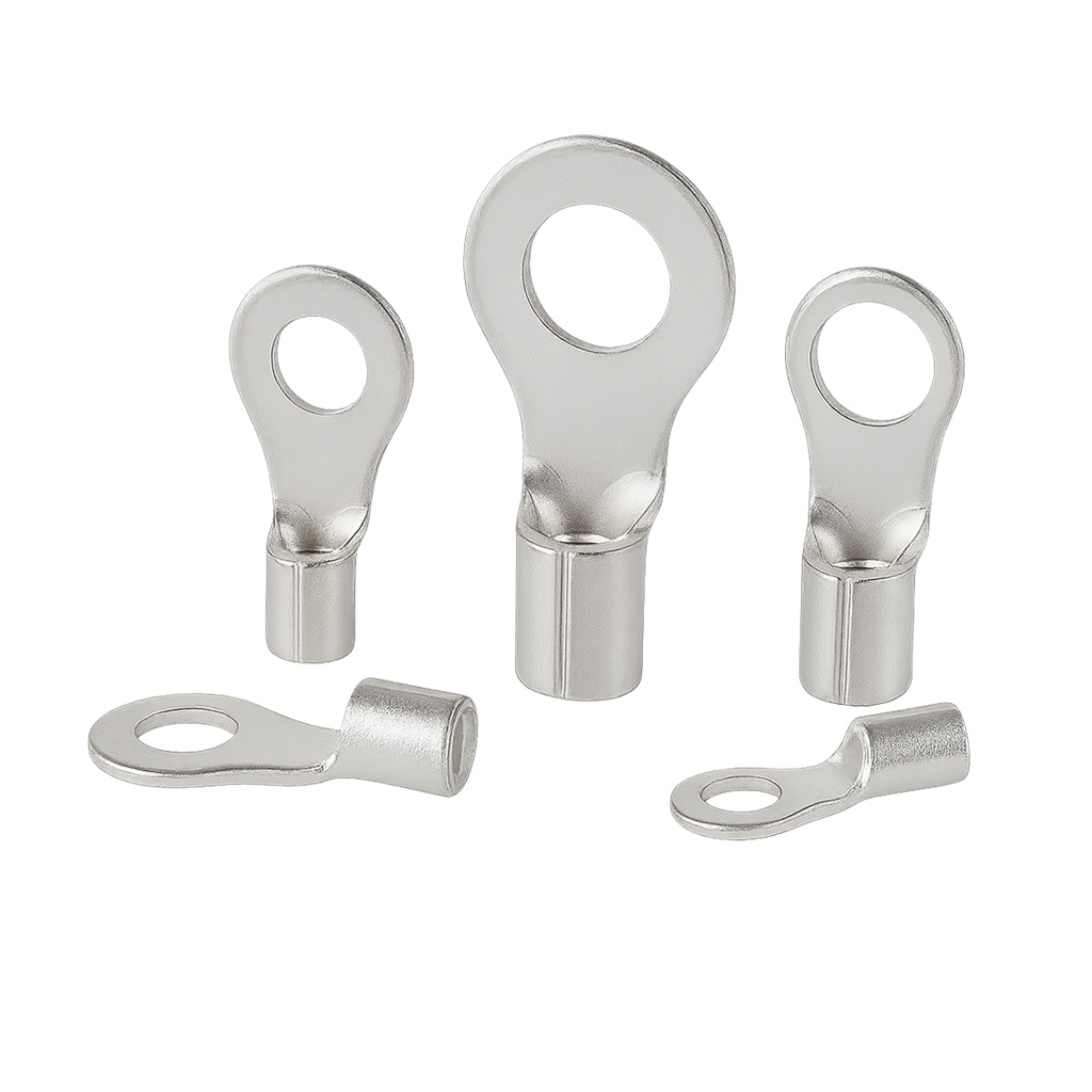 Terminal anillo no aislado cobre